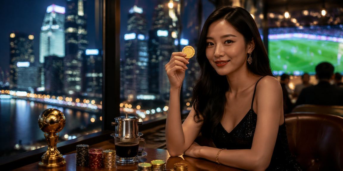 Người dùng Hà Nội xem kèo bóng đá trực tuyến bên ly cà phê buổi sáng