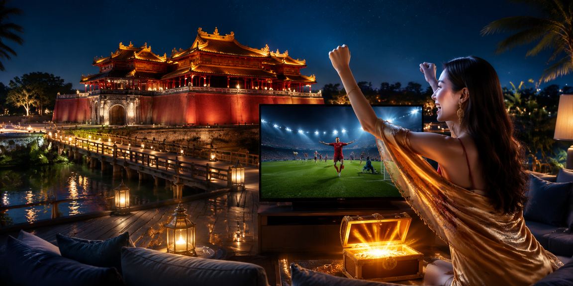 Người dùng tại Huế theo dõi kèo bóng đá và đặt cược trực tuyến buổi tối